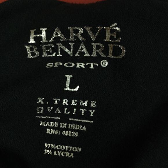 HARVE' BENARD NWT Women's Fleur-de-lis Fitted Tee. L - Picture 4 of 5